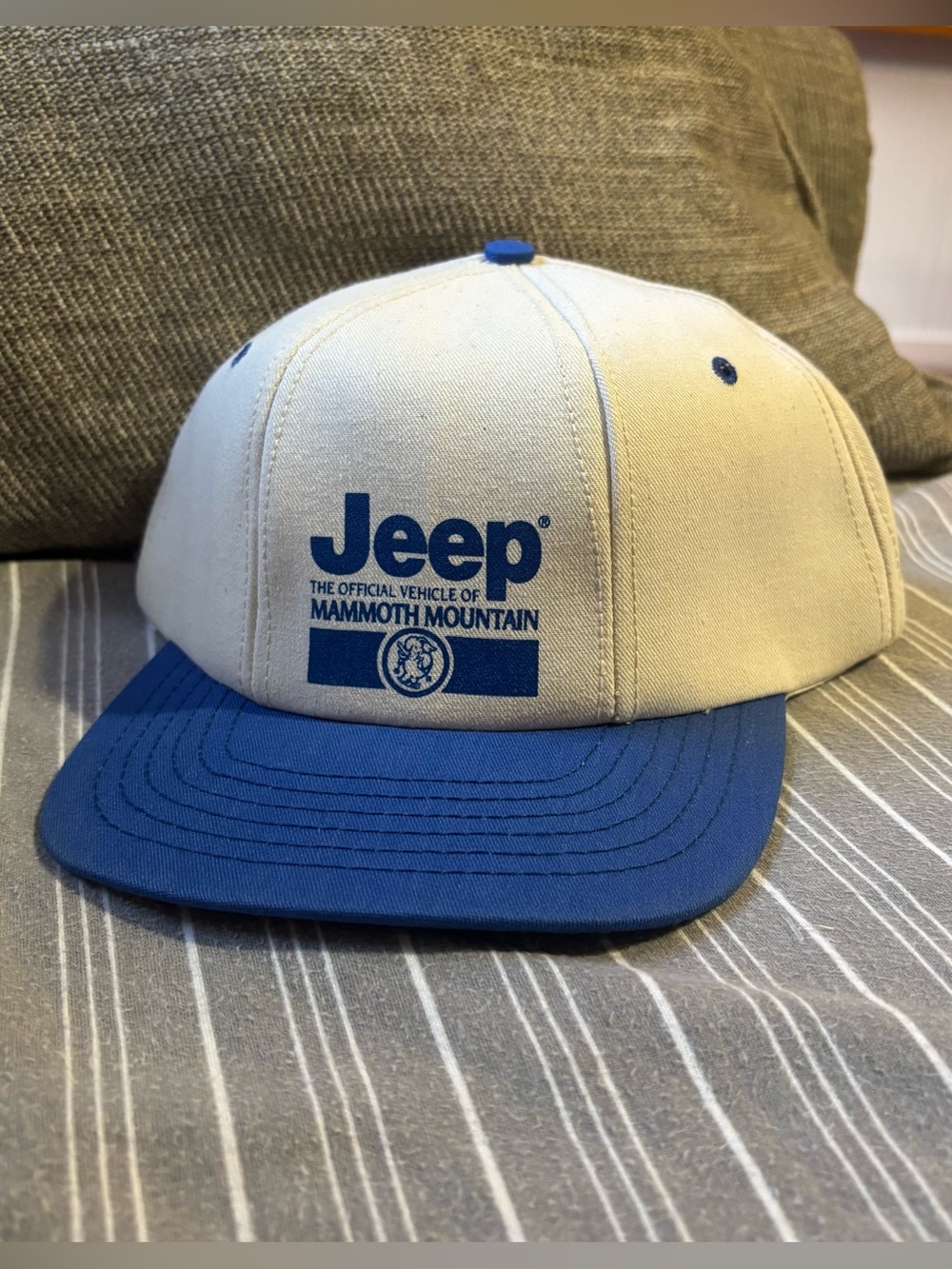 Vintage Jeep Mammoth Mountain USA Snapback Hat